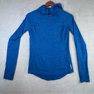 Blue Long Sleeve Athletic Top w/ thumb holes